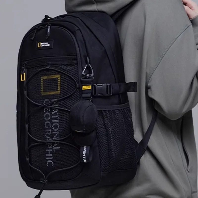 NATIONAL GEOGRAPHIC Polyamide Blended With Polyester Backpack Regular Unisex Black-4