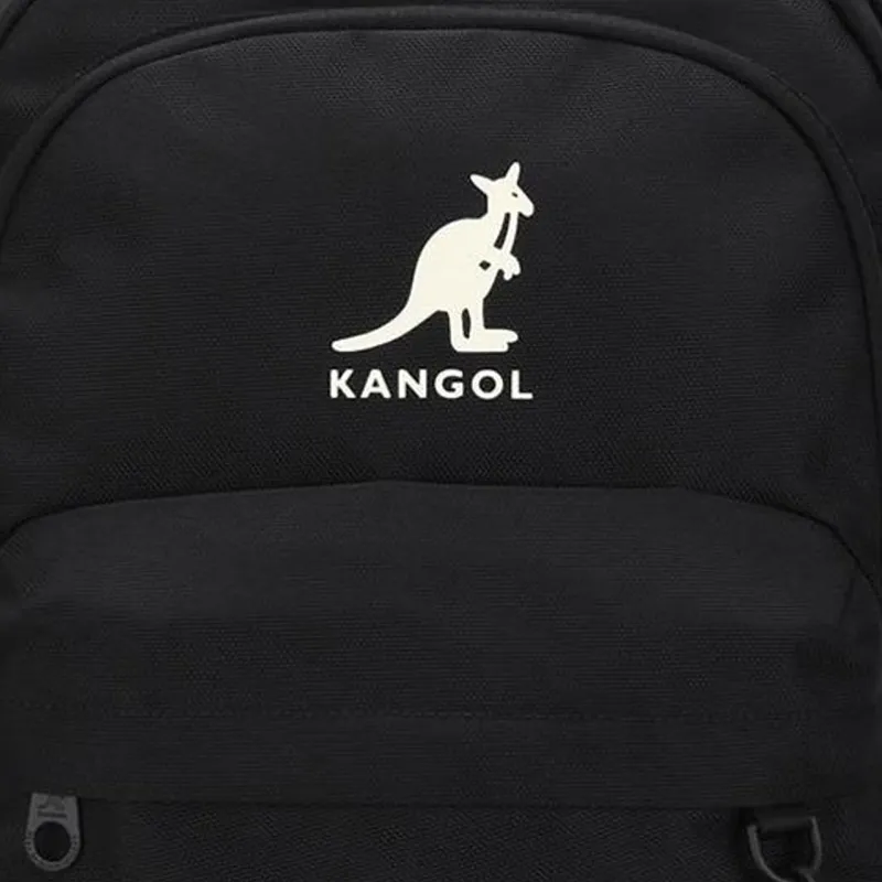 KANGOL Nylon Backpack Regular Unisex Black-4