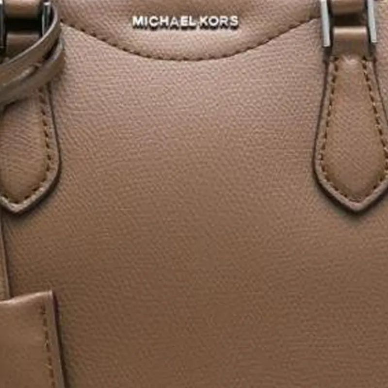 MICHAEL KORS TARYN Calfskin Handbag Trumpets Unisex Brown-4