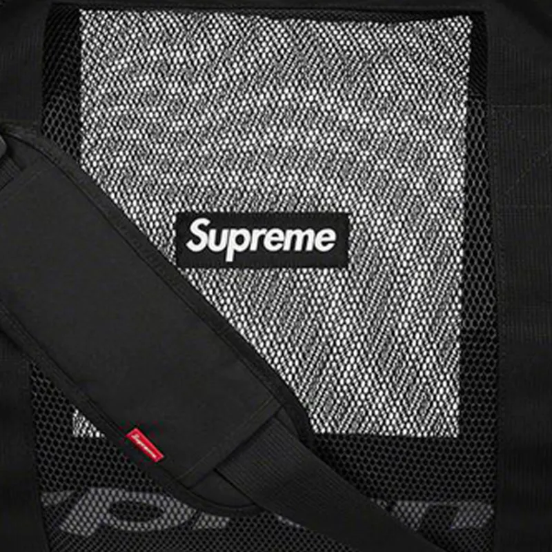 Supreme Spring/Summer 2020 Collection Mesh Gym Bag Handbag Regular Unisex Black-5