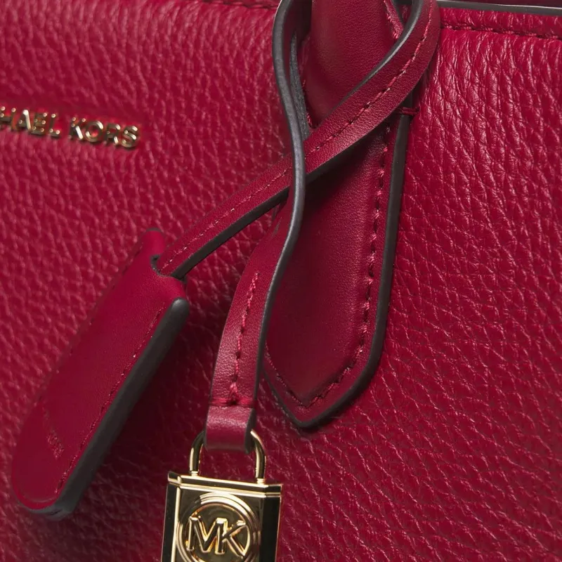 MICHAEL KORS Leather, Shoulder Bag, Crossbody Bag, Handbag Medium Size Women's Dark Red-4