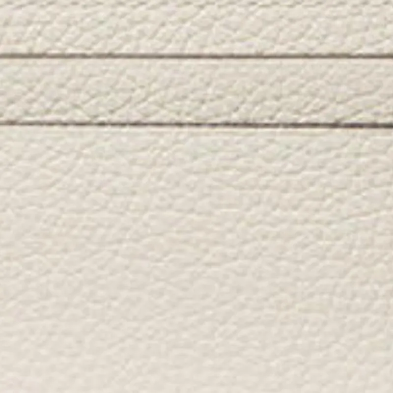 MICHAEL KORS Cow Leather Card Holder Women's Milk White-3