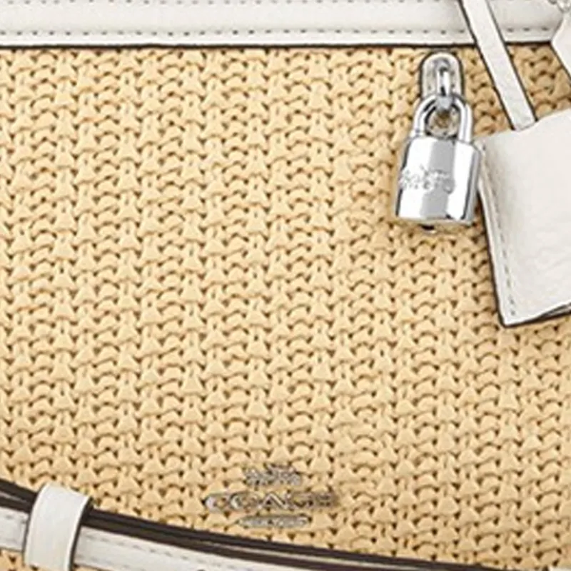 COACH Zoe Shoulder Bag Crossbody Bag Handbag Small Size Women's Ecru-3