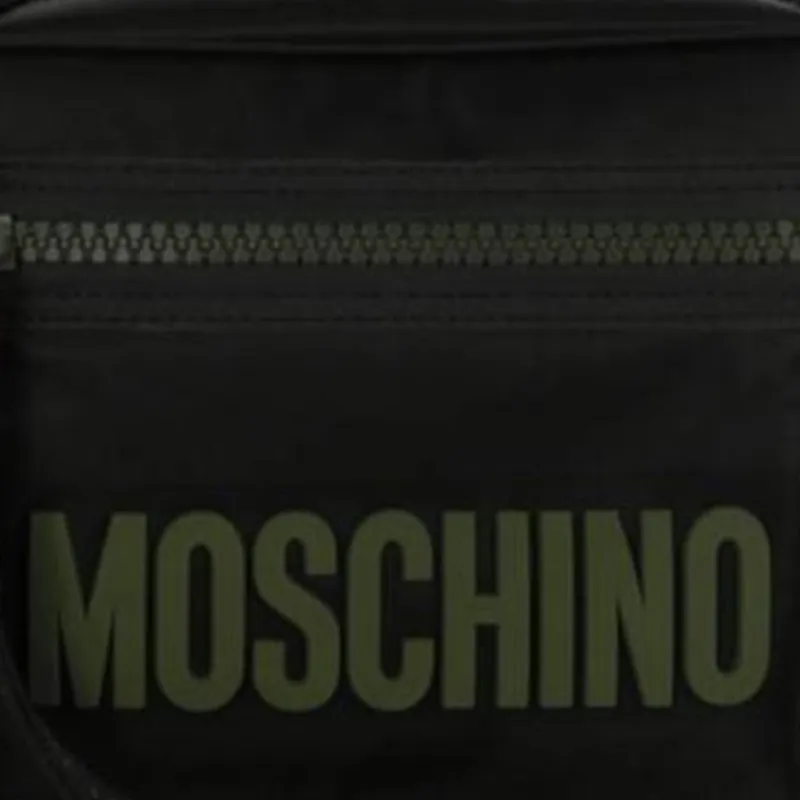 MOSCHINO Polyamide Shoulder Bag Crossbody Bag Men's Green-5