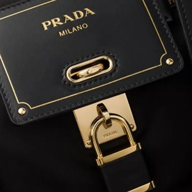PRADA Re Nylon Recycled Nylon Travel Bag Men's Black-5