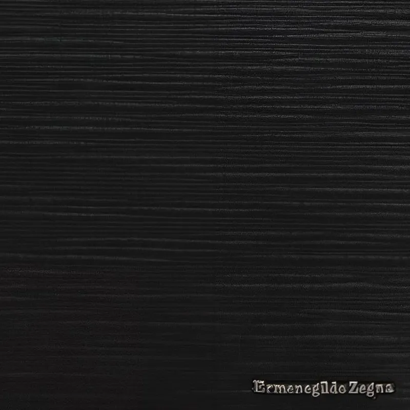 Zegna Leather Wallet Men's Black-4