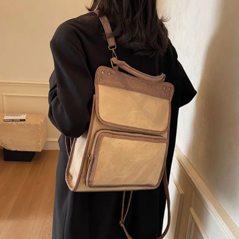 Fitchell Denim Backpack Regular Women's Multicolor-6