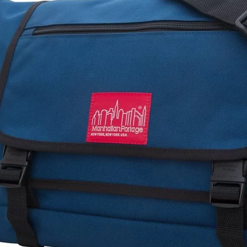 Manhattan Portage CORDURA Classic Fabric Messenger Bag Crossbody Bag Shoulder Bag Unisex Marine Blue-3