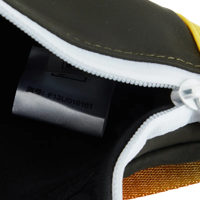 FILA ×3.1 Phillip Lim Collaboration Nylon Sling Bag Fanny Pack Unisex Black Yellow Multicolor-3