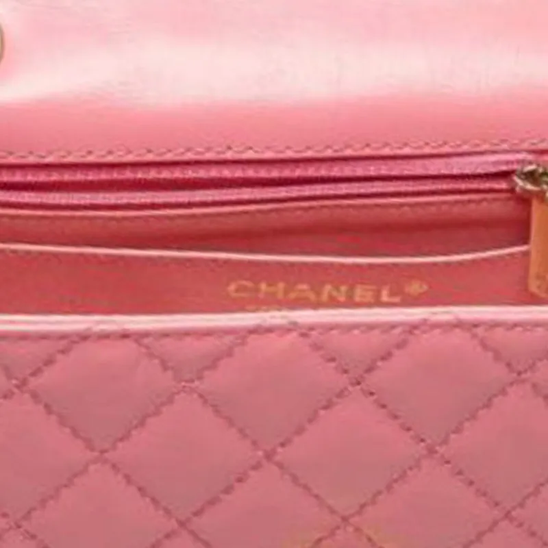 CHANEL 2.55 Calfskin Shoulder Bag Crossbody Bag Mini Women's Coral Pink-2