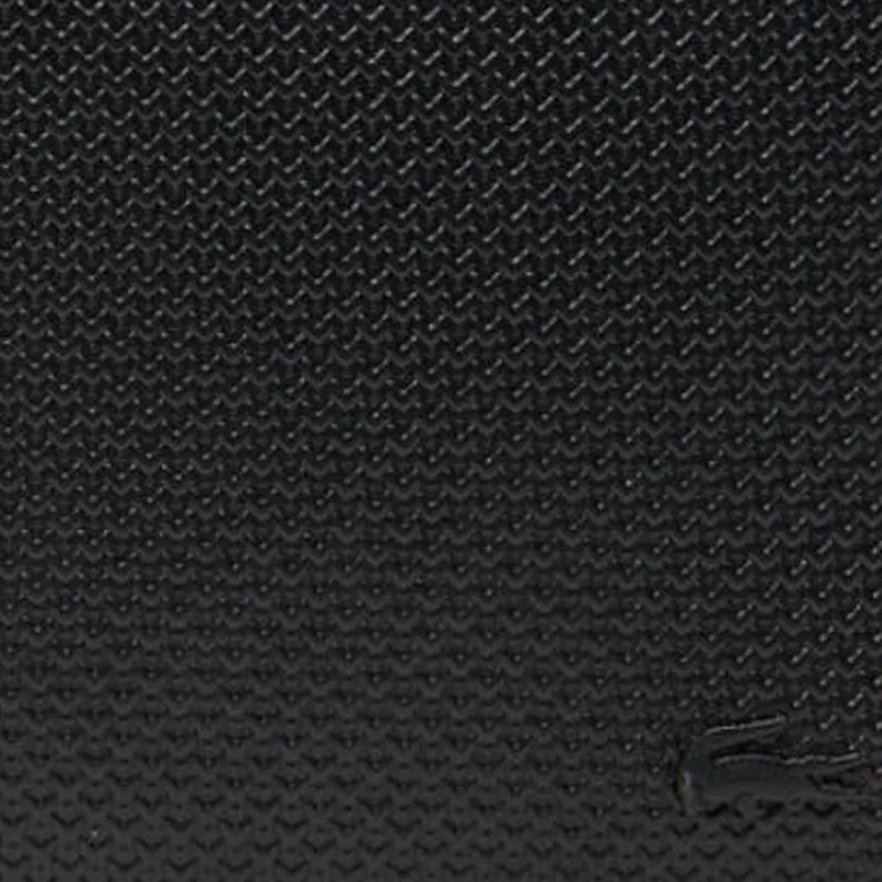 LACOSTE Leather Wallet Men's Black-4