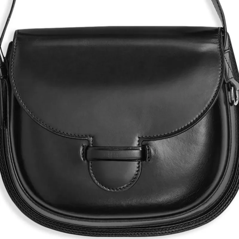 Lemaire Calfskin Crossbody Bag Shoulder Bag Women's Black-4