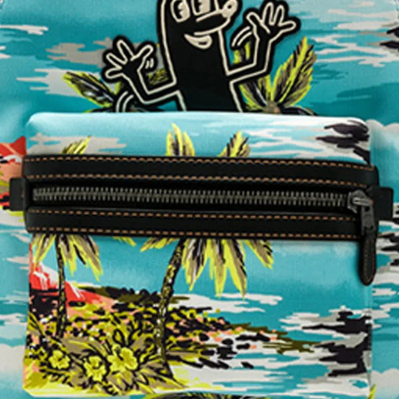 Keith Haring X COACH Academy Backpacks-4