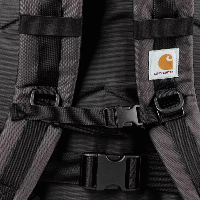 Carhartt WIP Kickflip Recycled Polyester Canvas Backpack Unisex Gray-3