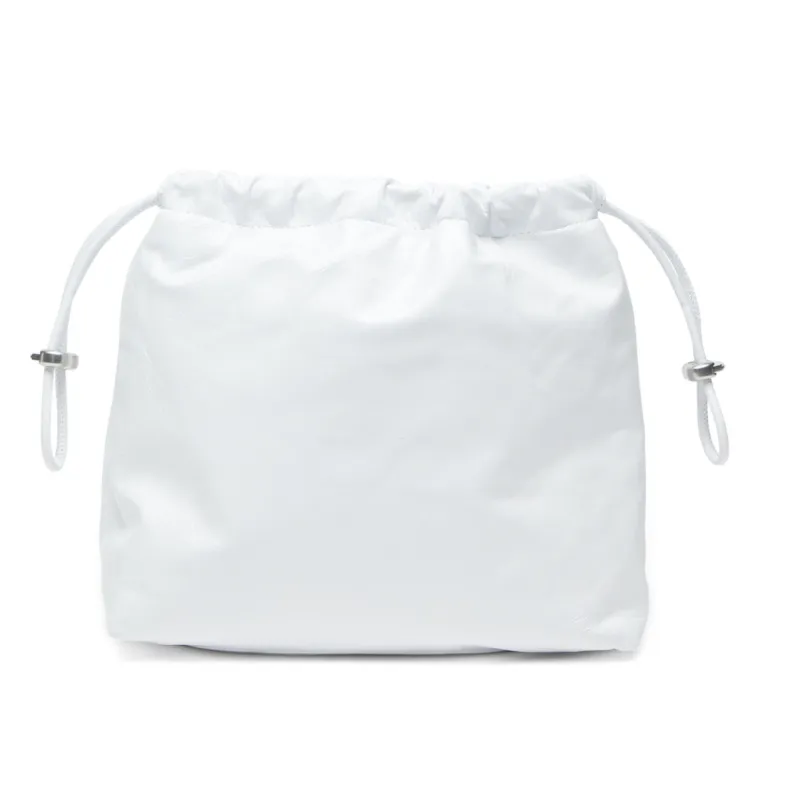 DIESEL Cow Leather Shoulder Bag Women's White-4