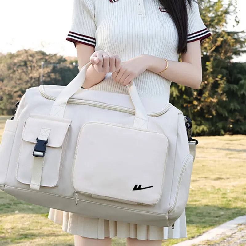 Warrior Oxford Gym Bag Large Size Unisex Ecru-5