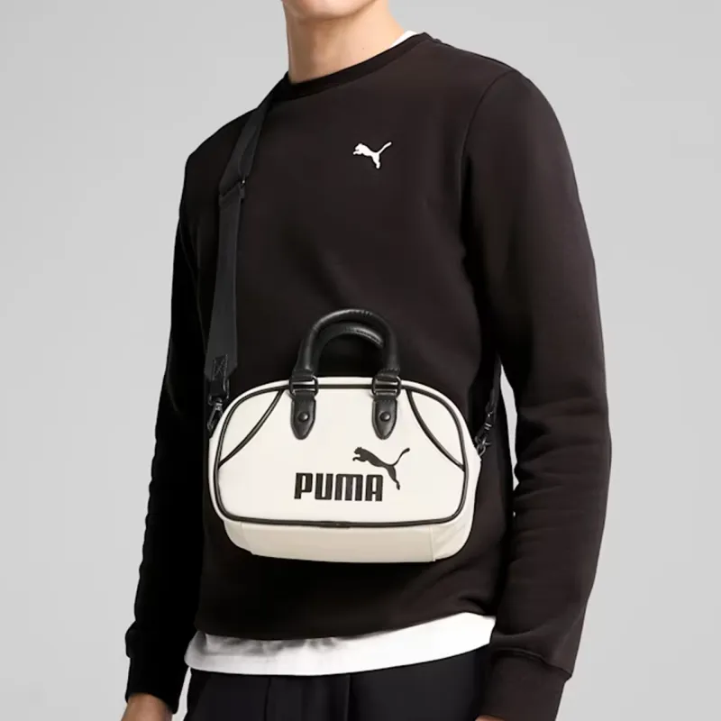 PUMA Polyester Shoulder Bag, Crossbody Bag, Handbag Mini Unisex White-4