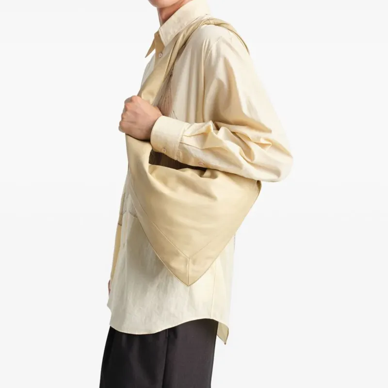 Lemaire Lambskin Shoulder Bag Women's Light Beige-4