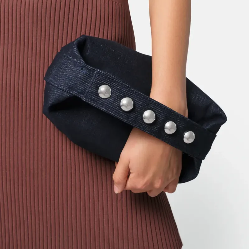 APPARIS Denim Handbag Regular Women's Indigo-4