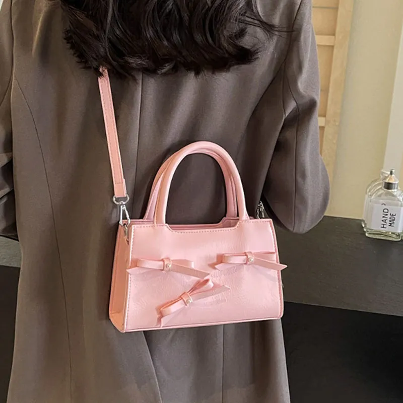 Duoluplo Doron Paul Pu One Shoulder Handbag Regular Women's Black & Pink/Pink/Silver/Black & Blue/Ecru-6