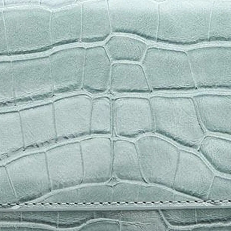 EMPORIO ARMANI Polyurethane Shoulder Bag Women's Turquoise-4