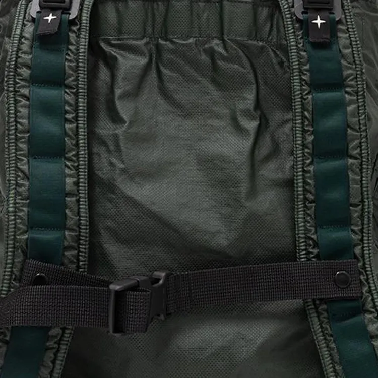 STONE ISLAND Cotton Backpack Regular Men's Green-4