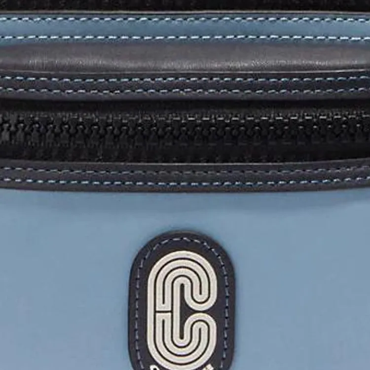 COACH Smooth Calf Leather One Shoulder Fanny Pack Medium Size Men's Cornflower Blue-3