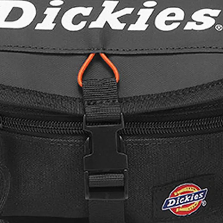 Dickies Nylon Fabric Shoulder Bag, Crossbody Bag Mini Men's Black-3