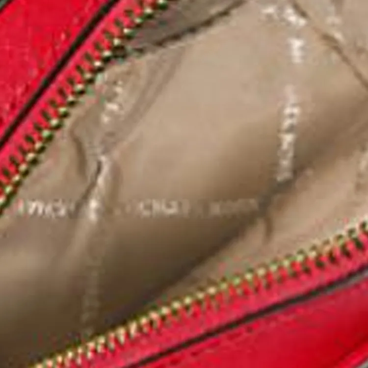 MICHAEL KORS Jet Set Travel Leather Shoulder Bag Crossbody Bag Medium Size Women's Bright Red-3