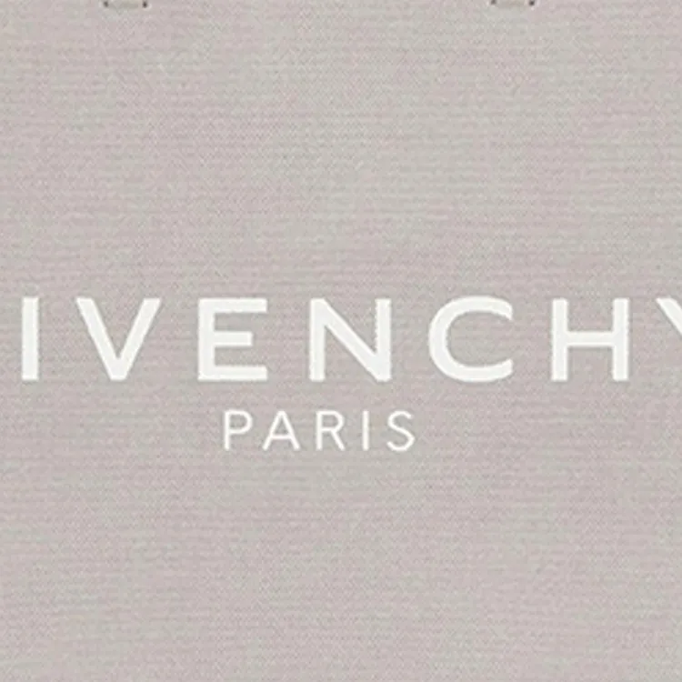 GIVENCHY Canvas Canvas Bag Tote Bag Shopping Bag Shoulder Bag Handbag Medium Size Women's Gray-0