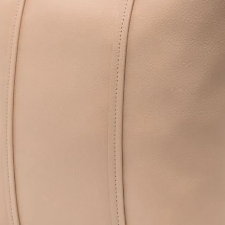 DKNY Leather Tote Bag Shopping Bag Shoulder Bag Handbag Medium Size Women's Taupe-3