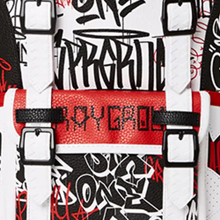 SPRAYGROUND PVC Polyvinyl Chloride Backpack Regular Unisex Red-4
