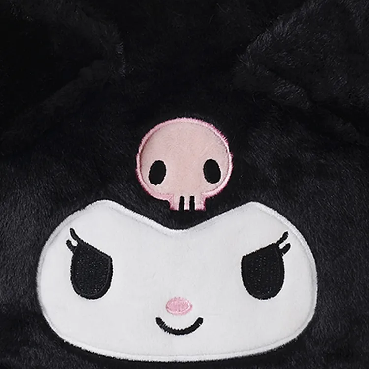 Sanrio Kulomi Polyester Shoulder Bag Regular Women's Black-3