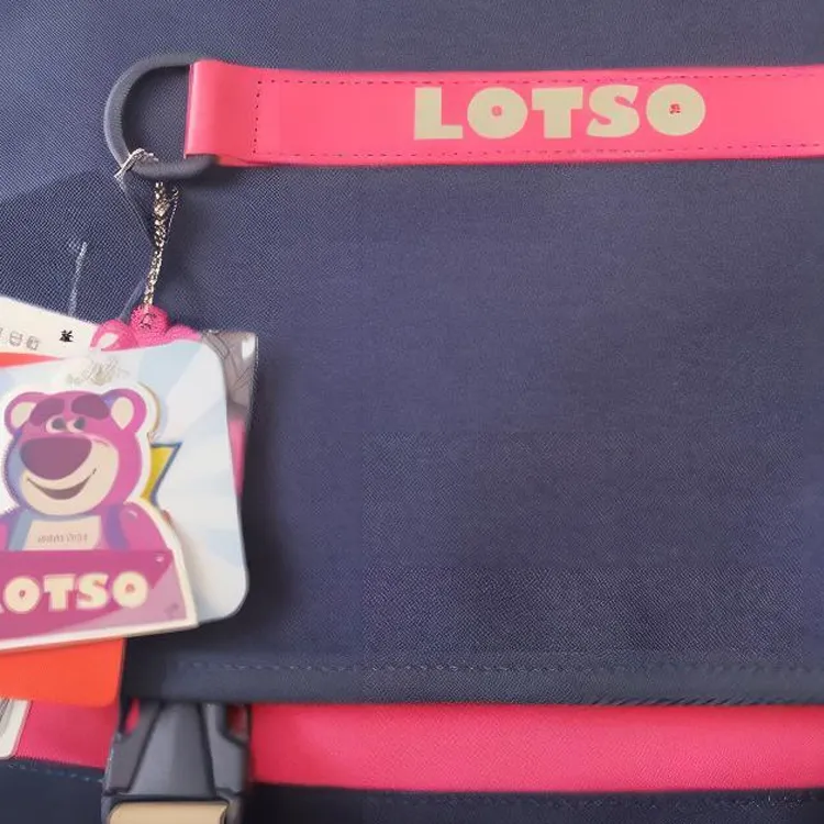 LiNing Disney, Collaboration Sports Life Collection Fabric Shoulder Bag, Crossbody Bag Regular Unisex Rose Red/Blue-2