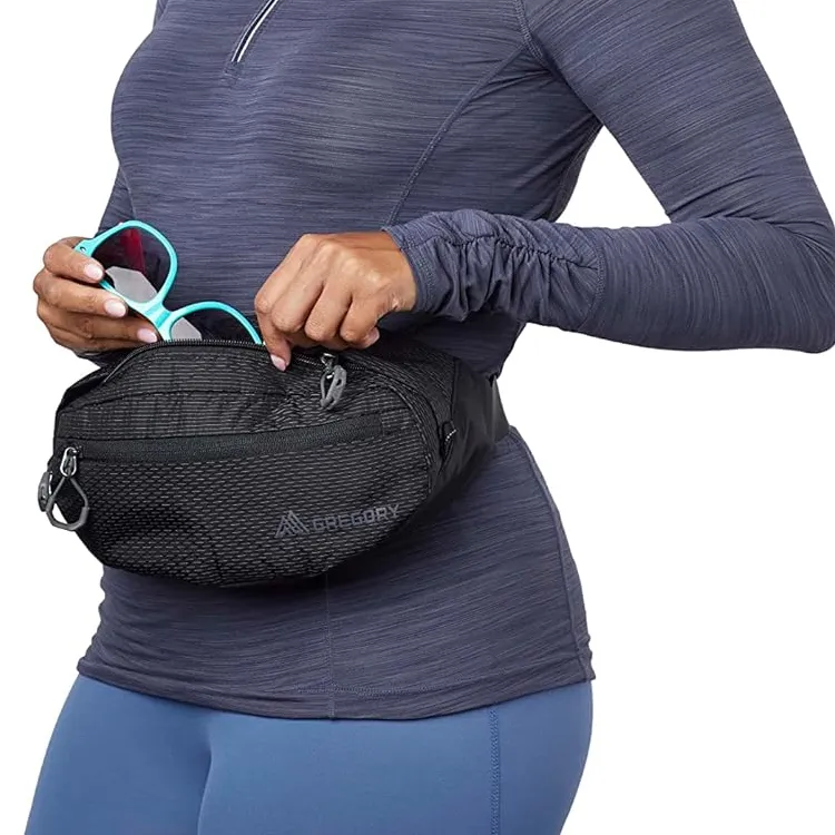 GREGORY Polyester Fanny Pack Mini Unisex Obsidian Black-3