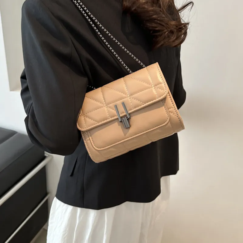 NX DOUGHNUT PU Portable Crossbody Bag, Shoulder Bag Women's Black/White/Brown/Khaki-7