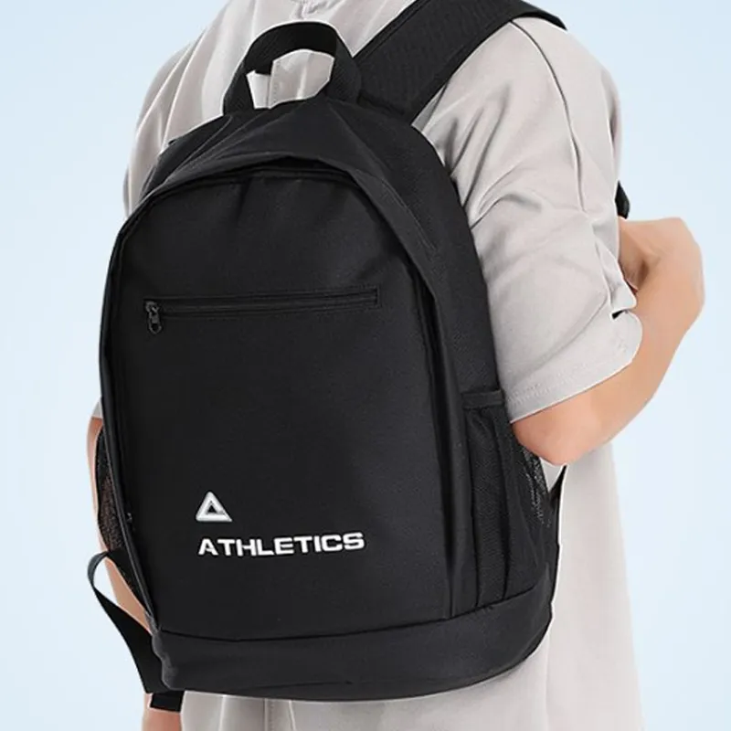 PEAK Nylon Backpack And Laptop Bag Regular Unisex Black-4