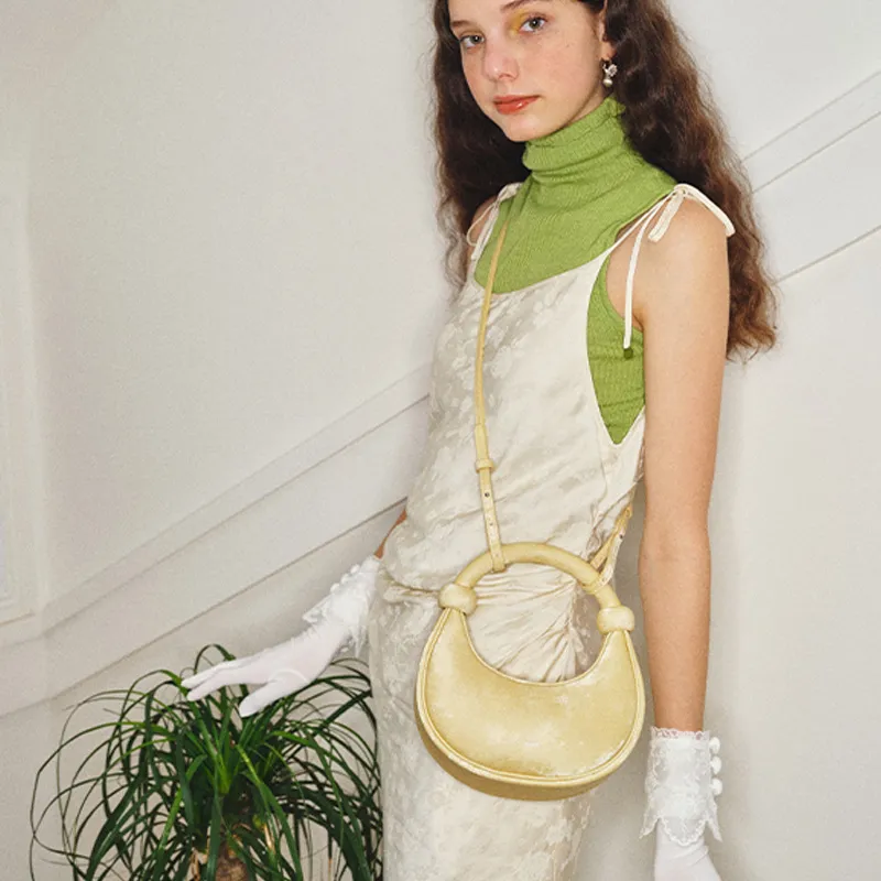 diamond stitch stripe bag Rosa