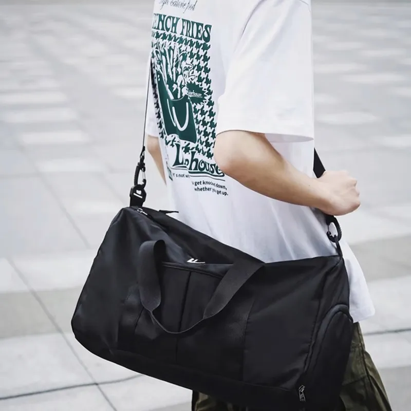 Warrior Oxford Travel Bag Medium Size Unisex Black-2