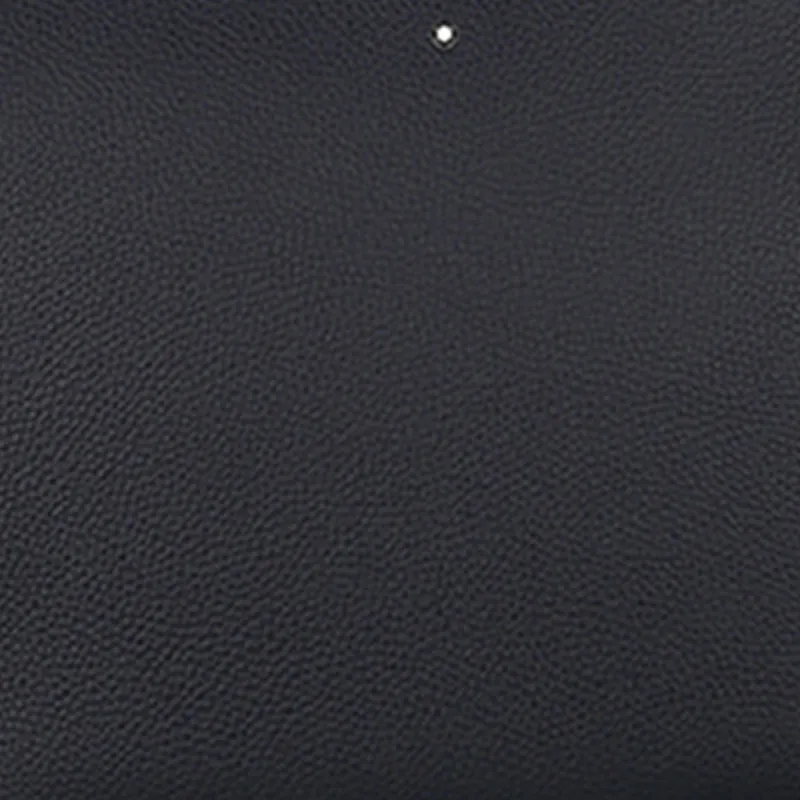 MONTBLANC Large Class Soft Leather Grain Texture Briefcases Clutches Men's Black-5