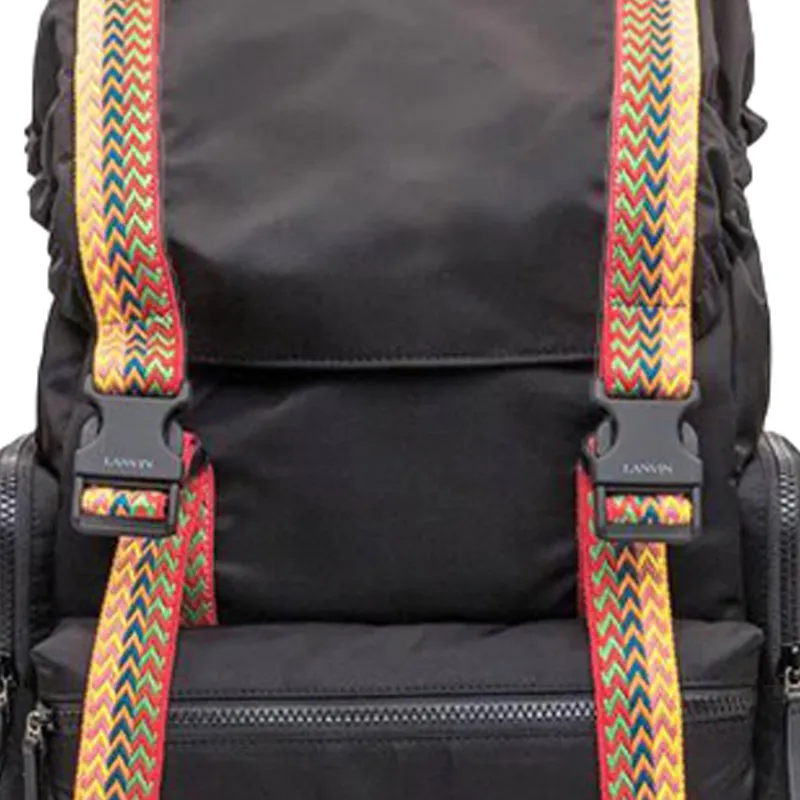 Lanvin Fabric Backpack Men's Black-7
