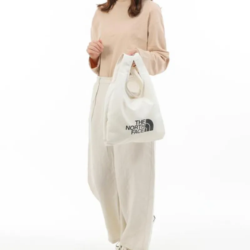 THE NORTH FACE Polyester Tote Bag Shopping Bag Handbag Mini Unisex White-3