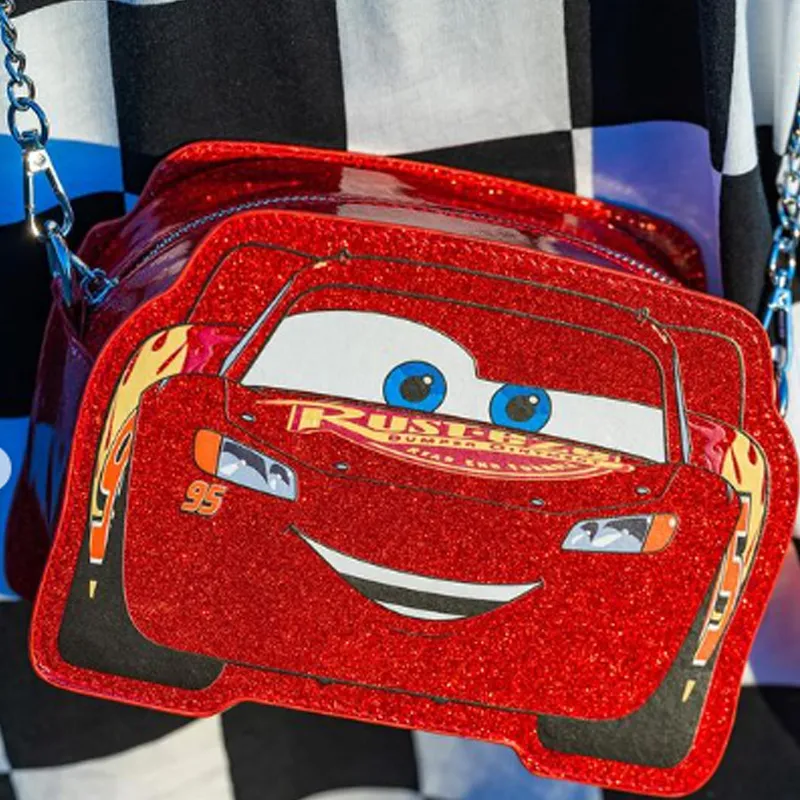Disney Cakeworthy Collaboration Polyurethane Shoulder Bag, Crossbody Bag Regular Women's Red-2