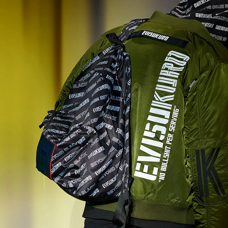 EVISU Polyester Backpack Regular Unisex Black-2