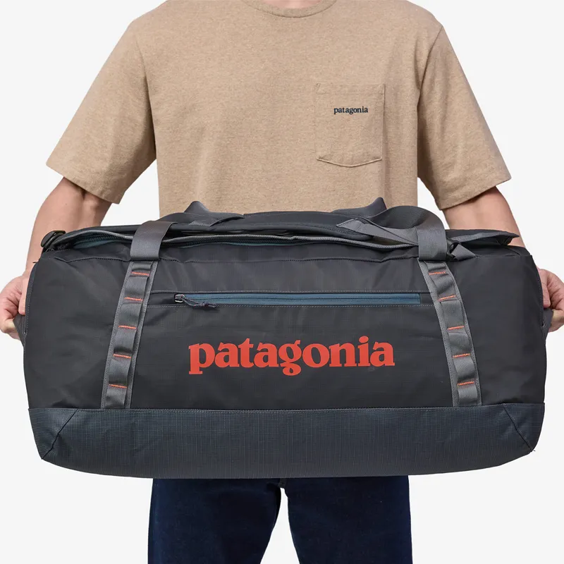 Patagonia Recycled Polyester Handbags Travel Bags 70L Unisex Matte Blue-3
