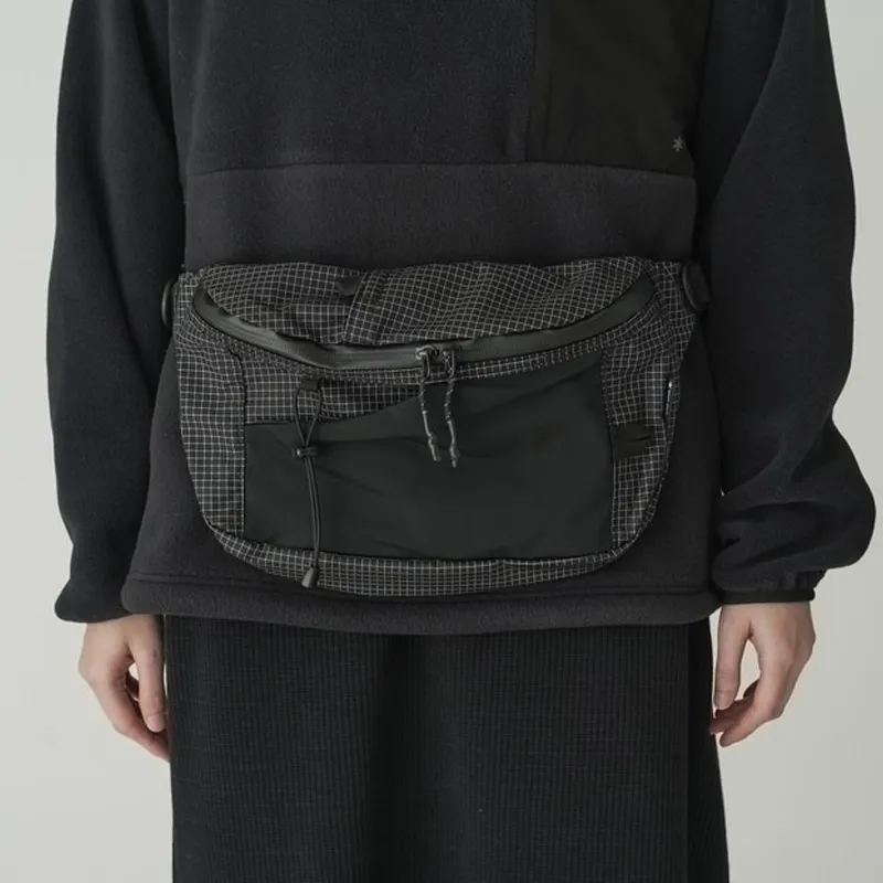 Snow Peak Nylon Fanny Pack Regular Unisex Black-1