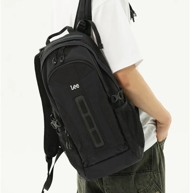 Lee Nylon Backpack Regular Unisex Black-4