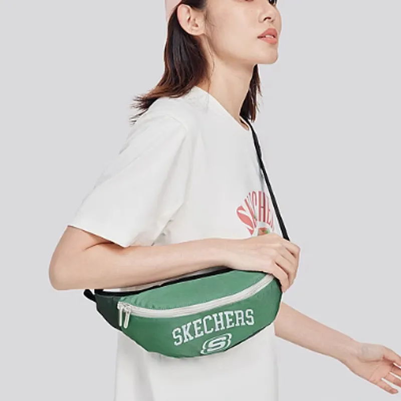 Skechers Fabric Sling Bag Crossbody Bag Fanny Pack Regular Unisex Granite Green-3