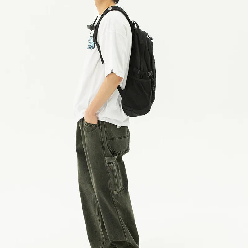 Lee Nylon Backpack Regular Unisex Black-3