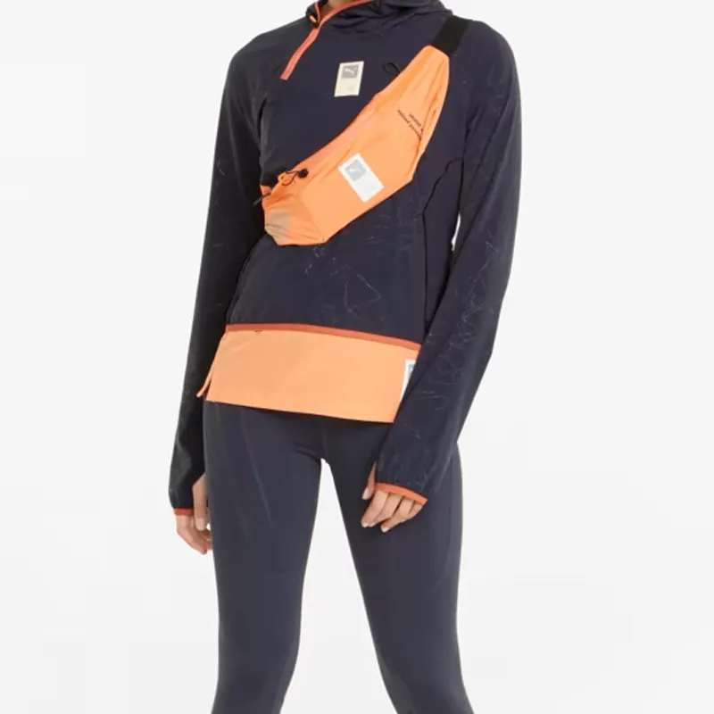 PUMA Fabric Sling Bag Fanny Pack Unisex Bright Orange-2